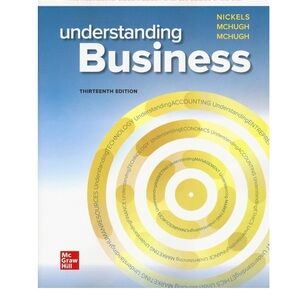 UNDERSTANDING BUSINESS Paperback 13th edition by Nickels, McHugh 9781266…